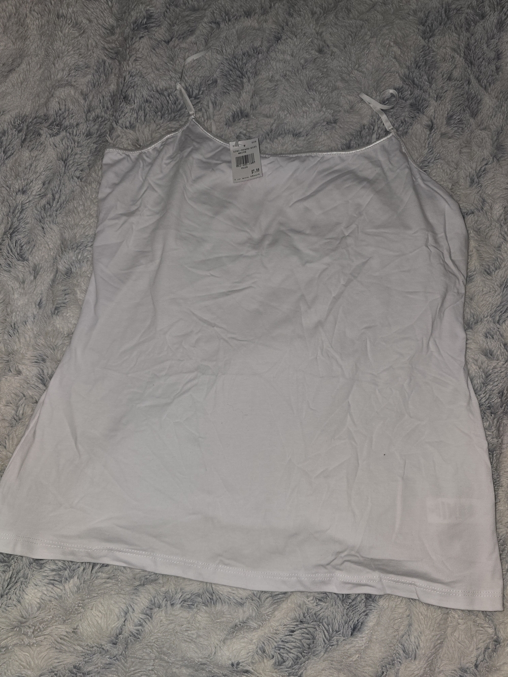 Ambiance White Spaghetti Strap Camisole - 3x - NWT